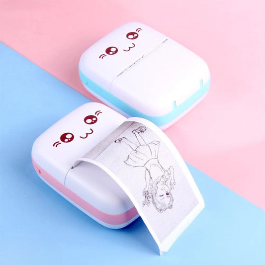 🖨️ Mini Portable Thermal Printer – Wireless Pocket Printer for Smartphones