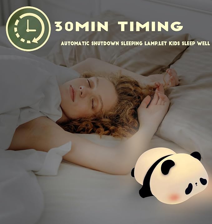 Cute Panda Rechargeable Night Lamp