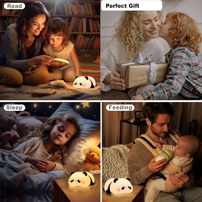 Cute Panda Rechargeable Night Lamp