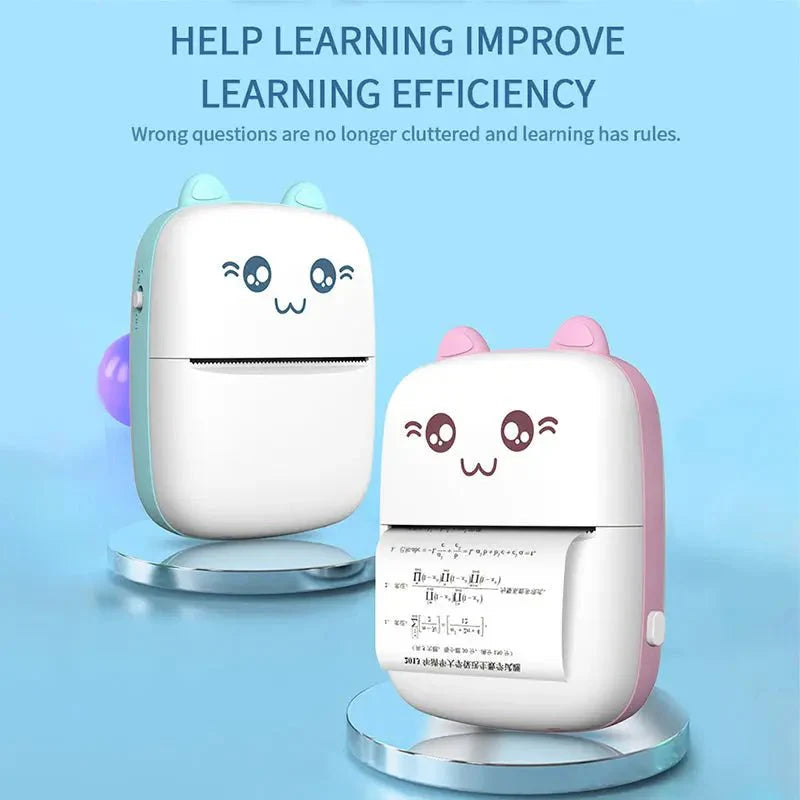 🖨️ Mini Portable Thermal Printer – Wireless Pocket Printer for Smartphones